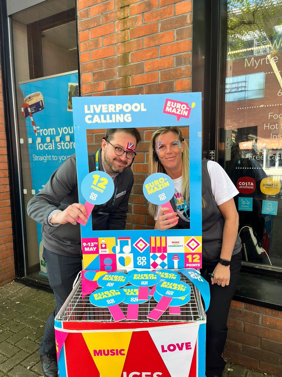 Had a fantastic time lending a hand to my Liverpool colleagues at Myrtle Road for the Eurovision final!