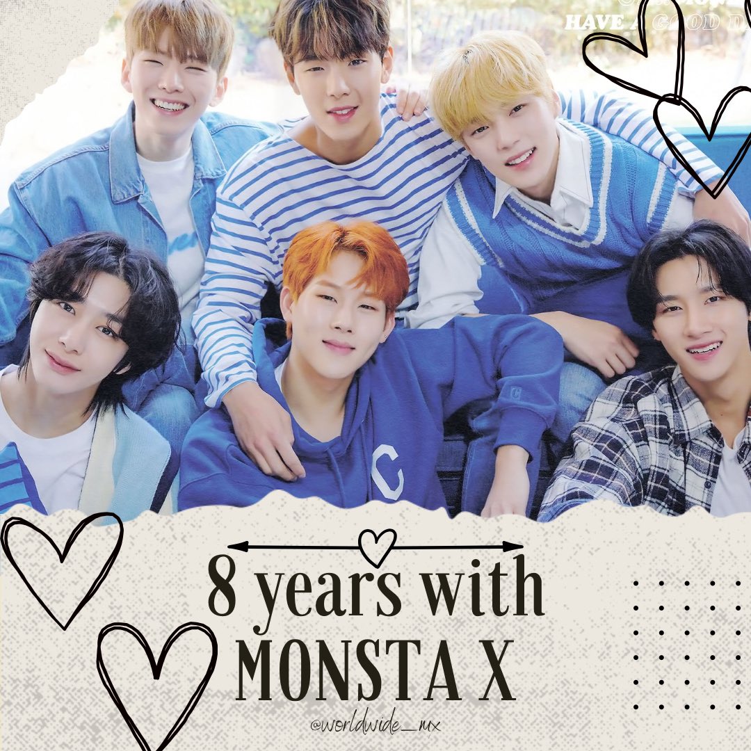 worldwide_mx's tweet photo. [#wwmx_monbebe]

내게 사랑을 알려준 네게 정말 고마워 ❤️

Monbebe! It’s been another wonderful year with @OfficialMonstaX! ❤️ let’s celebrate today with lots of love and laughter!

HAPPY MONSTA X DAY 🫶

#몬스타엑스8주년
#8YearsWithMONSTAX
#MONSTA_X #MONSTAX https://t.co/QJpuZdWxj3