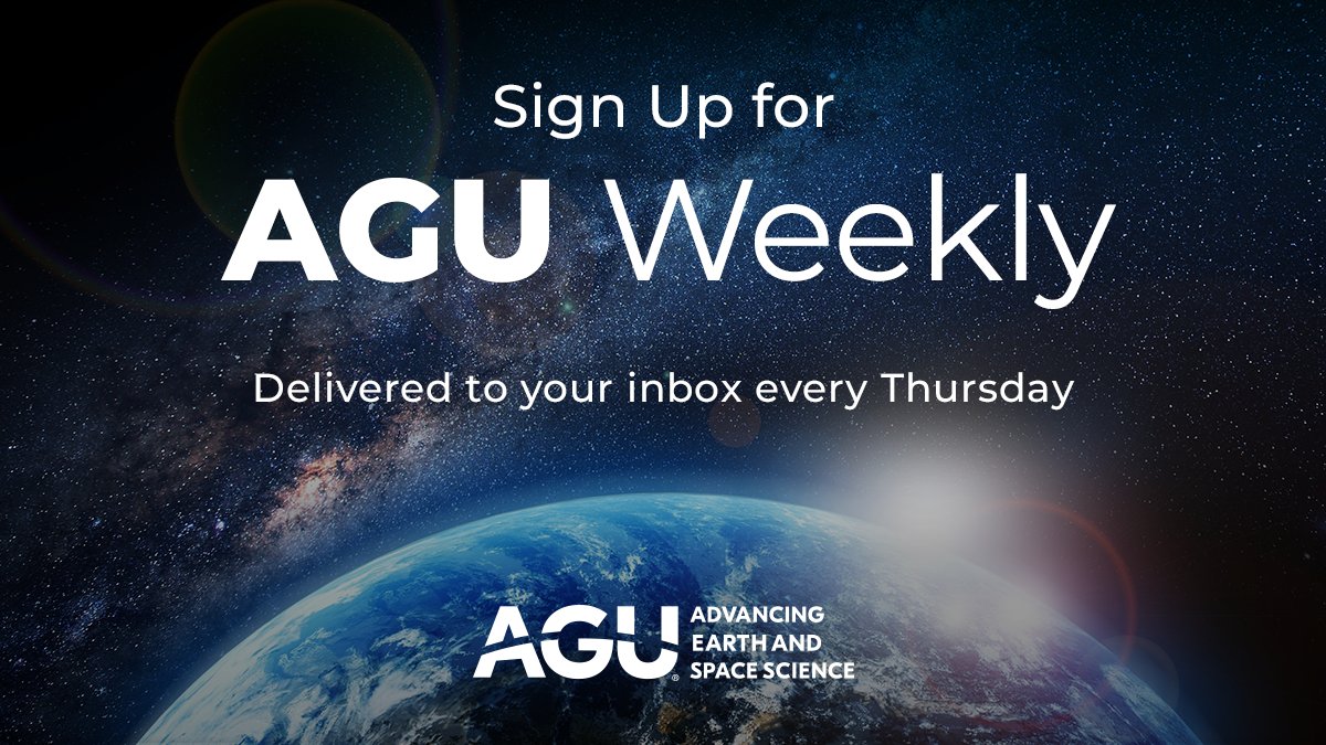 AGU (American Geophysical Union) tweet media