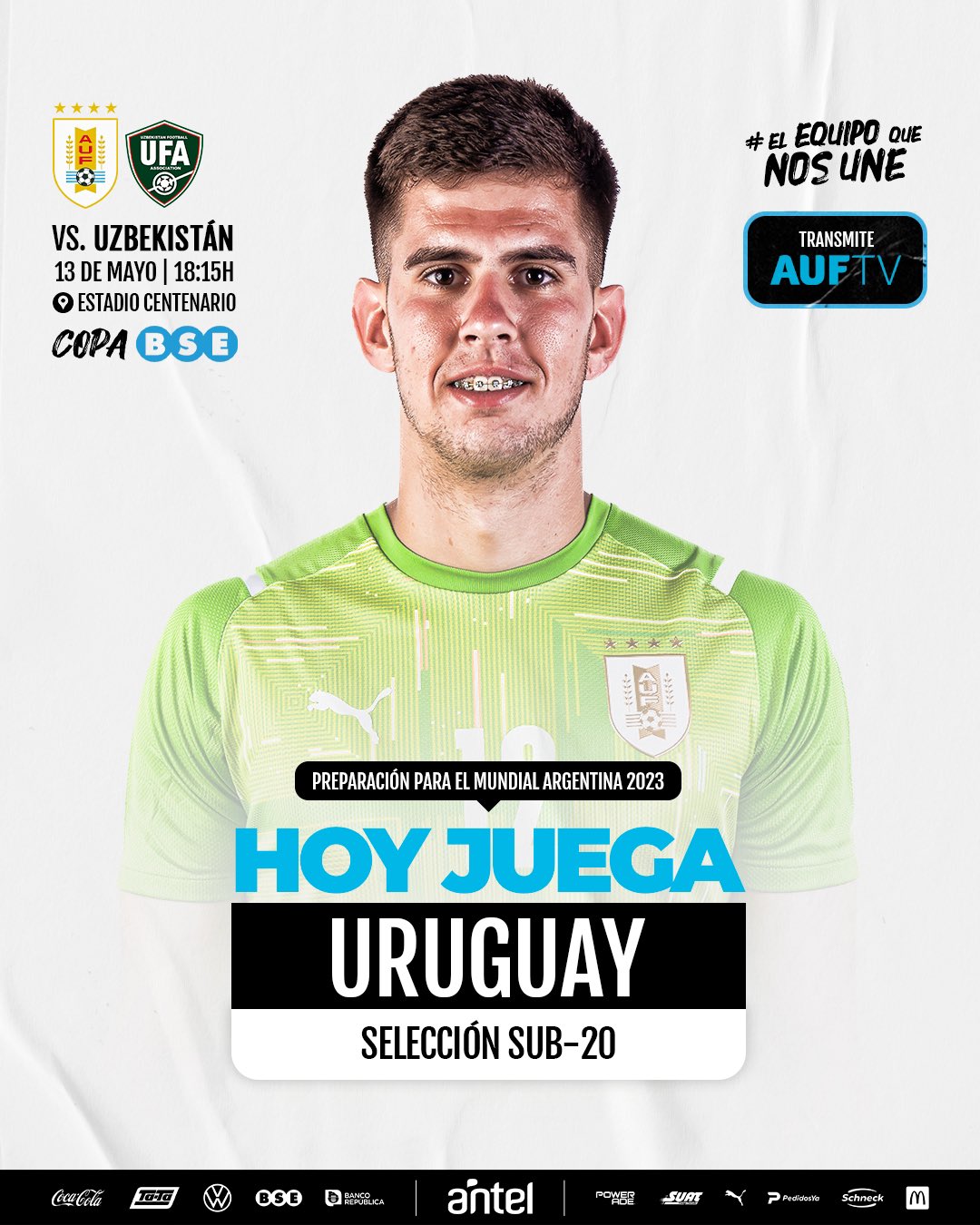 AUF - Selección Uruguaya de Fútbol - 🇺🇾 ¡𝙃𝙊𝙔 𝙅𝙐𝙀𝙂𝘼