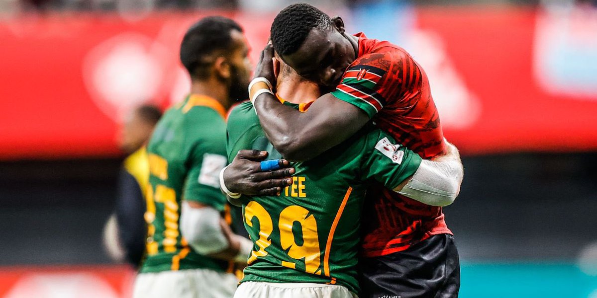 The Toulouse Sevens Quarterfinal Pairing:

9th Place Quarterfinal Pairing

Kenya vs Manu Samoa

Uruguay vs Japan

Spain vs USA Sevens

Fiji  vs Germany.

Main Cup Quarters

Australia vs Canada 

New Zealand vs Ireland

Argentina vs SA

France vs Great Britain

#HSBC7s I #Kenya7s https://t.co/YcmeqNadzS