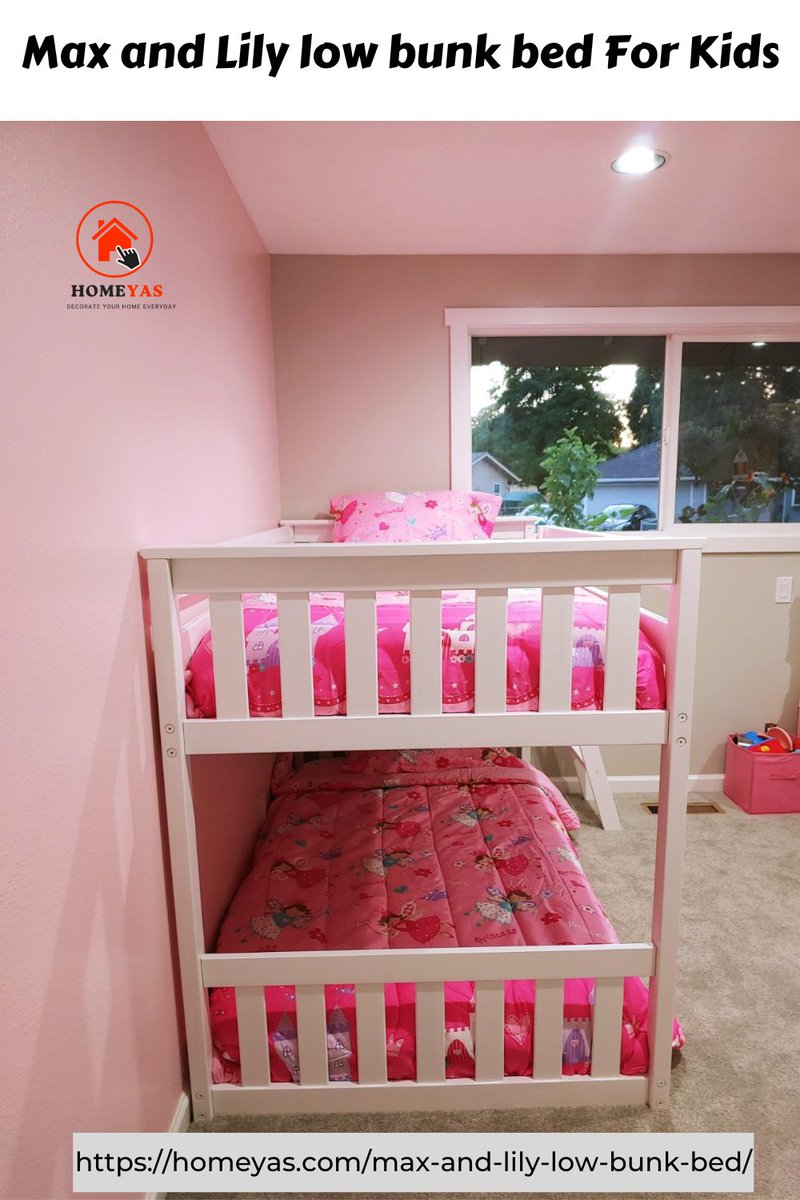 Max & Lily Low Bunk Bed, Twin-Over-Twin Wood Bed Frame For Kids With Slide, Clay
.
homeyas.com/max-and-lily-l…
.
.
#bed #max #lily #maxandlily #bunkbed #lowbed #bedforkid #twinoverbed #twinbed #woodbed