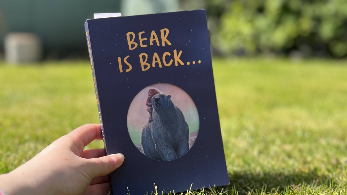 sallyreadsalot's tweet photo. Saturday well spent 👌🌞 I was SUPER lucky to receive an early copy of #FindingBear and it’s WONDERFUL - everything I ever hoped for in a sequel!! 🥹🐻‍❄️ @HGold_author Thank you @HarperInsider @HarperChildrens https://t.co/jvnddgjTt2