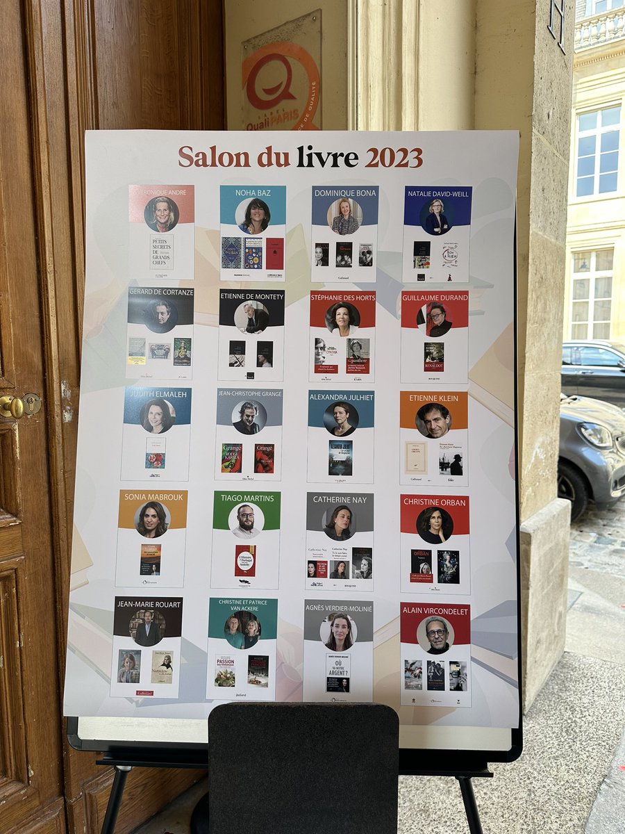 La Mairie de #Paris7 accueille aujourd’hui son 9e Salon du livre. 
L’occasion de rencontrer de nombreux auteurs comme <a href="/SoMabrouk/">Mabrouk Sonia</a>, Agnès Verdier Moulinié et d’assister à leurs conférences. 
Merci à la Librairie <a href="/LibrairieTome7/">Tome 7</a> et à l’Association Intemporelles