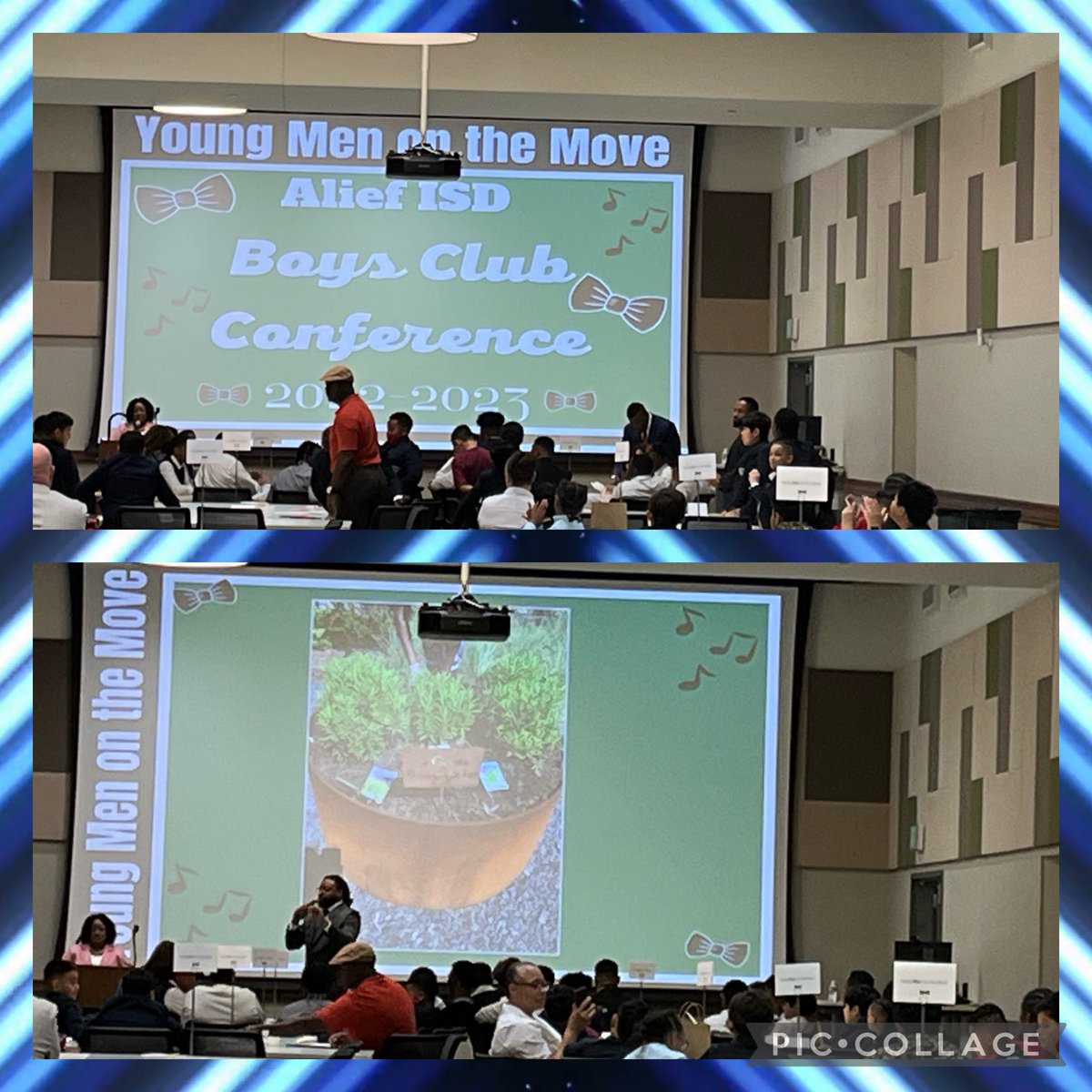 The Alief ISD Boys Club Conference is off to a spectacular start! Such an exciting lineup of featured speakers!