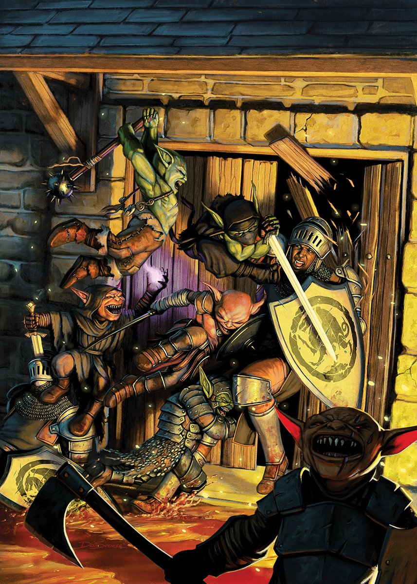 Goblin Attack.
Latest Patreon artwork, now available as stock art on DriveThruRPG.

Check out my Patreon: patreon.com/deanspencerart

DriveThruRPG Store: drivethrurpg.com/browse/pub/813…

#Patreon #RPG #Art #TTRPG