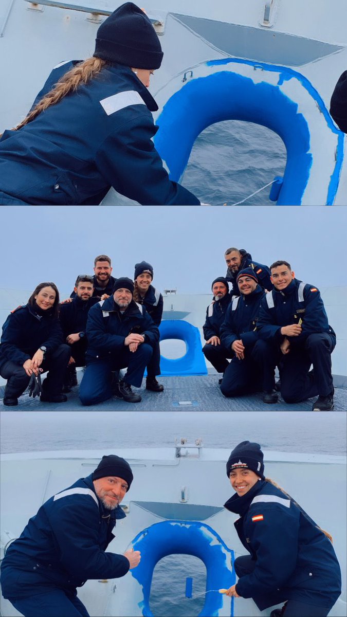 Armada_esp's tweet image. ¿Porqué la fragata #BlasDeLezo pinta el alavante de azul? 

Celebra haber cruzado el Círculo Polar #Ártico durante su participación en el ejercicio multinacional de la OTAN, #FormidableShield23.

#SomosLaArmada  ⚓️🇪🇸
#DefendemosEspañaEnYDesdeLaMar