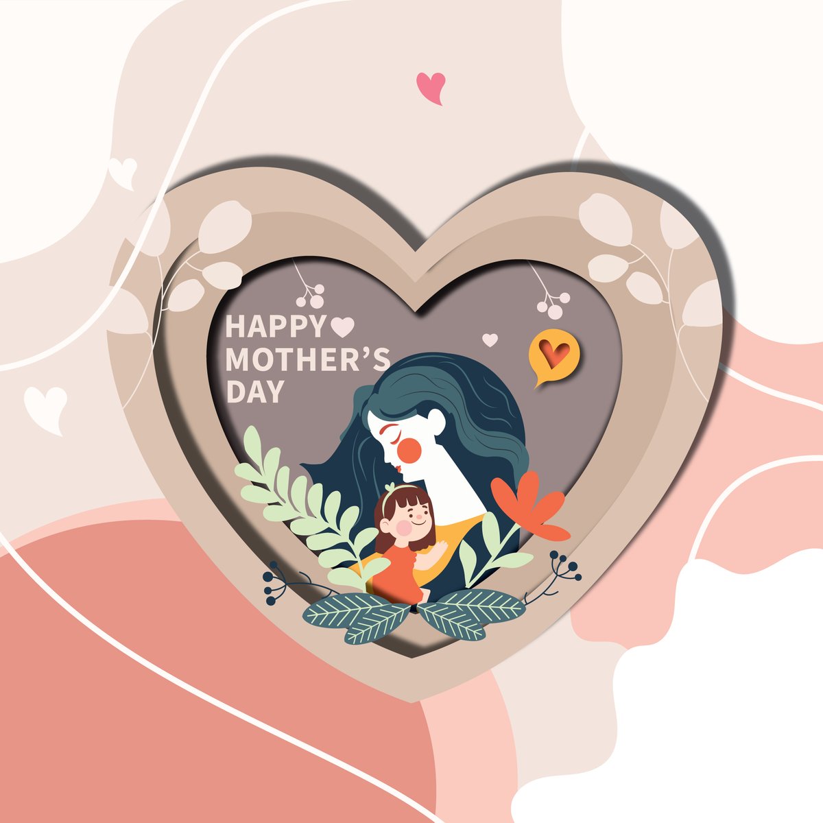 AmenaKeya's tweet photo. "Happy Mother's Day to all the amazing moms out there! Your love, care, and sacrifices make the world a better place. Let's celebrate the incredible women who shape our lives!
#MothersDay #MomLove #ThankYouMom #illustration  #GraphicDesign #design #digitalart https://t.co/vykimI4ccO