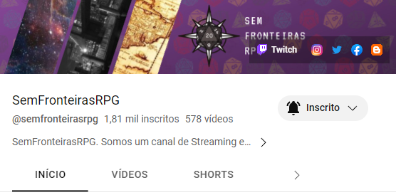 SemFrontRPG's tweet photo. Nossas lives ocorrem na Twitch, mas já nos acompanha no Youtube?
Centenas de mesas passadas, entrevistas e bate-papos 
e onde nossas mesas atuais são depositadas
https://t.co/163InkXz9S
#LatAmRPG #RPG
~Mattheus atacando de marketeiro sem conhecimento na área https://t.co/tIFM5qIRGn