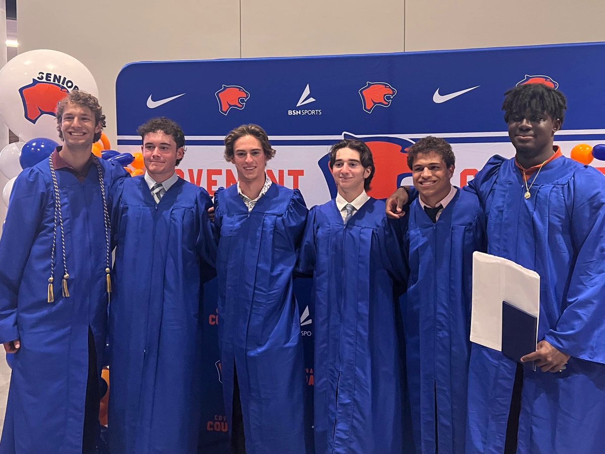 Of the 31 grads, 6 are headed for @NCAA Athletics on scholarship. Nice job men!  @TAPPSbiz @Gosset41 @CCAhsathletics @TXPrivateFBGuy @PSTxHSBaseball #StephenFAustin #AirForceAcademy #DBU #DodgeCCC #SMU #Michigan