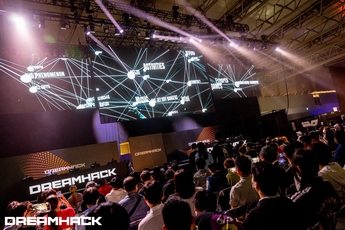 sarahcooperpics's tweet photo. Day 1 #DreamHackJapan https://t.co/XZVEE3PC1Z