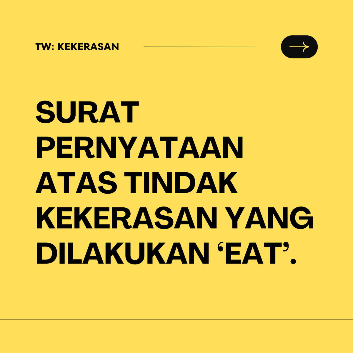 supppcultured's tweet photo. SURAT PERNYATAAN ATAS TINDAK KEKERASAN YANG DILAKUKAN ‘EAT’ [Bahasa Indonesia Bag. I]

Saya dan penyintas lainnya memohon untuk menghapus Eat dari koordinasi anarkis mana pun dan menuntut agar komunitas dan organisasi lain membatasi aktivitasnya di lingkaran anarkis, gerakan sosial, skena punk, dan di mana pun dia aktif, karena perilakunya—kekerasan dalam rumah tangga, pelecehan verbal dan fisik, penyalahgunaan kekuasaan, dan tidak bertanggung jawab—sama sekali tidak mencerminkan prinsip anarkis dan punk yang semestinya.