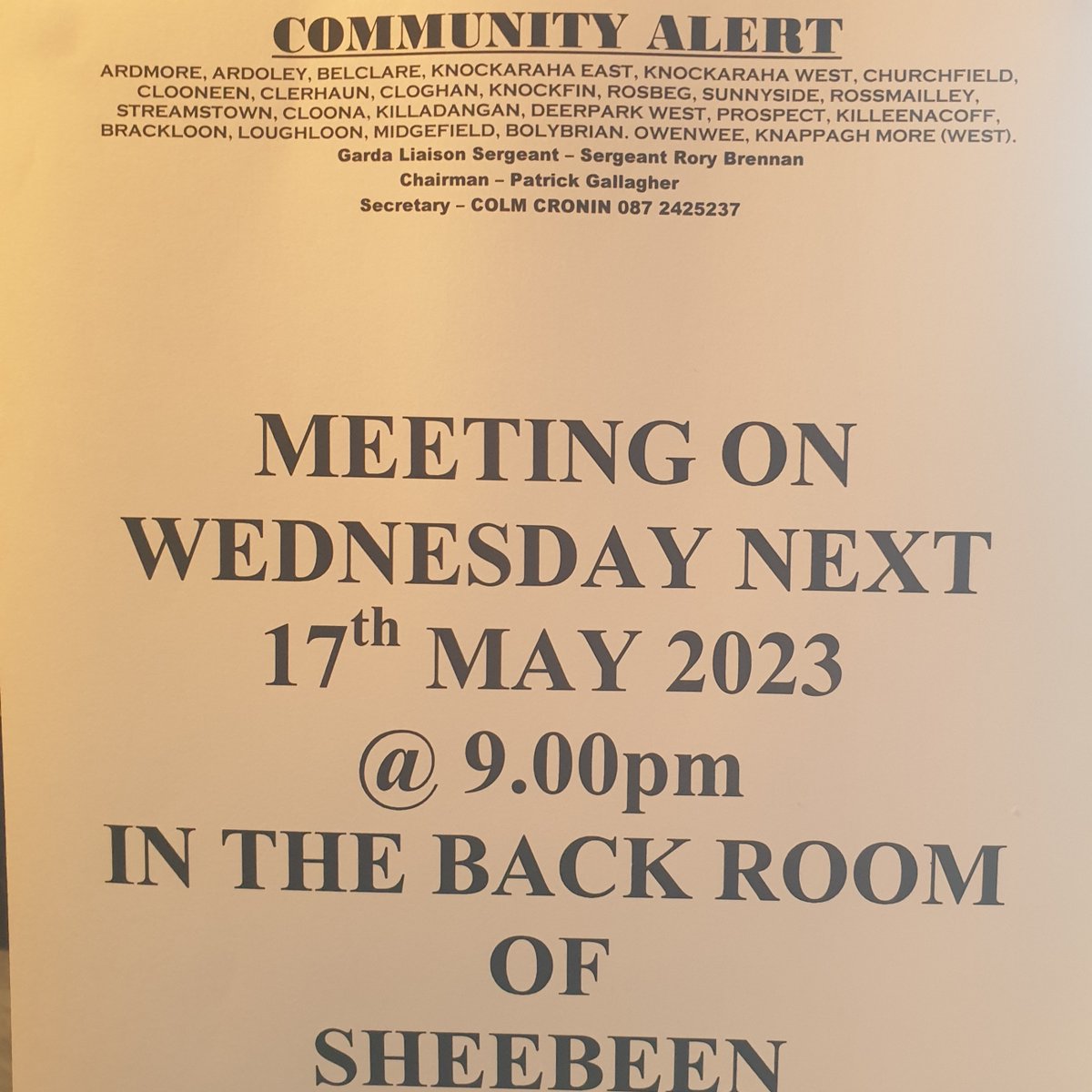 Cronin's Sheebeen (@croninssheebeen) on Twitter photo 