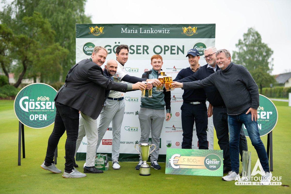 🇮🇪Ronan Mullarney wins the weather shortened ⛳️🇦🇹2023 Gösser Open by 4 strokes! In 2nd place 🇮🇹Gianmaria Rean Trinchero with a total score 8 under-par!

📝 alpstourgolf.com/#/news/10302

📸- Alps Tour 

#2023AlpsTourSeason
#raisinggolfstars 
#risinggolfstars