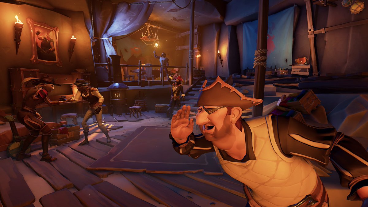 MoreScreenshots's tweet photo. Welcome to the cave of festives! Visit us for an amazing time!
#SoTShot @SeaOfThieves https://t.co/bAtkY1lGOF