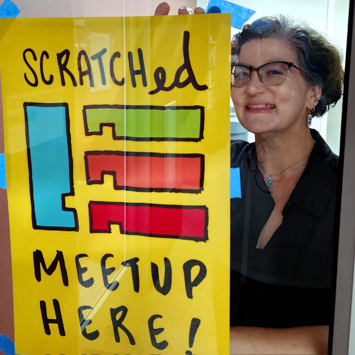 Setting up for our last #ScratchEdMeetup of SY2223 at the Jungman Library! Excited to share our recent projects centered on @microbit_edu & @makeymakey and learn what others are working on.
@scratch #CreativeComputing @kboyceq