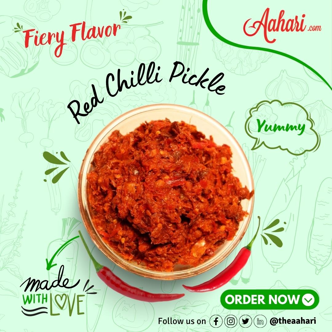 Spice up your life with our delicious red chilli pickle!🌶🔥
.
.
.
#pickles #andhrapickles #redchilli #redchillipickle #pickle #authentic #tasty #homefood #homemade #traditionalfoods #food #foodie #theaahari @theaahari
aahari.com/collections/ve…