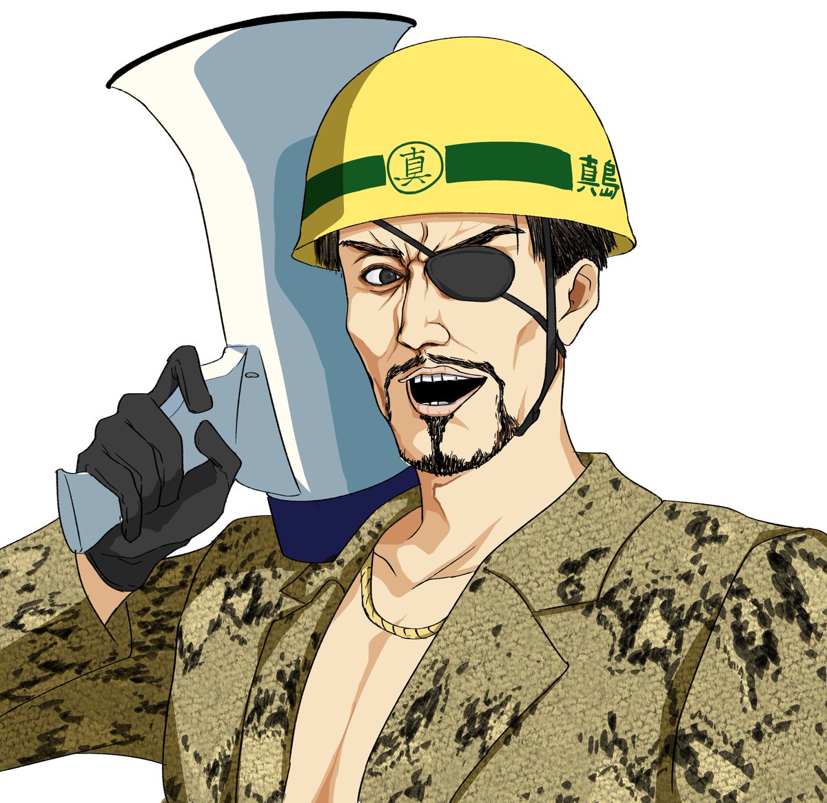 「#真島吾朗生誕祭2023 #龍が如く」|ヤチヨのイラスト