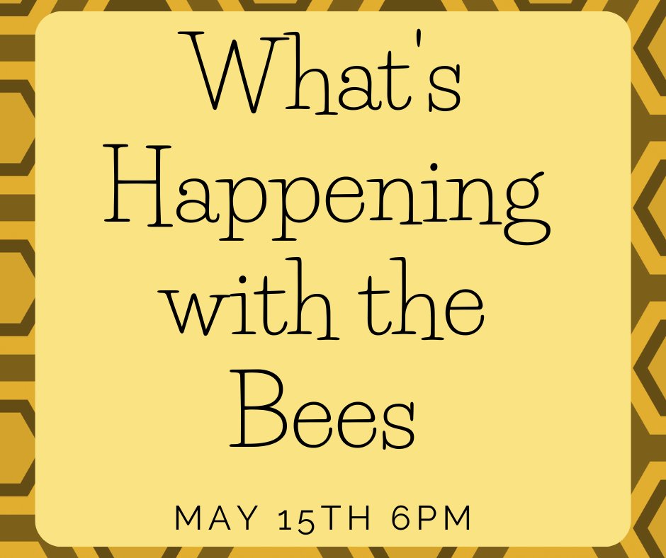 BurtonLibrary's tweet photo. Dale Olson, President of the Geauga County Beekeepers, will be talking about bees and what happened in the past and what is happening to the bees now and in the future. He will conclude by going over what it takes to become a bee keeper. https://t.co/GEFdXl2raQ
