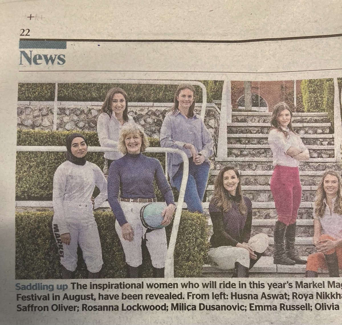 Becky Barrow (@beckymbarrow) on Twitter photo 2023-05-13 15:25:43 In a break from stories about the Coronation, Prince William et al, look whoโs riding in the #MagnoliaCup at โฆ@Goodwood_Racesโฉ this year? ๐ ๐ โฆ@RoyaNikkhahโฉ In a break from stories about the Coronation, Prince William et al, look whoโs riding in the #MagnoliaCup at โฆ@Goodwood_Racesโฉ this year? ๐ ๐ โฆ@RoyaNikkhahโฉ