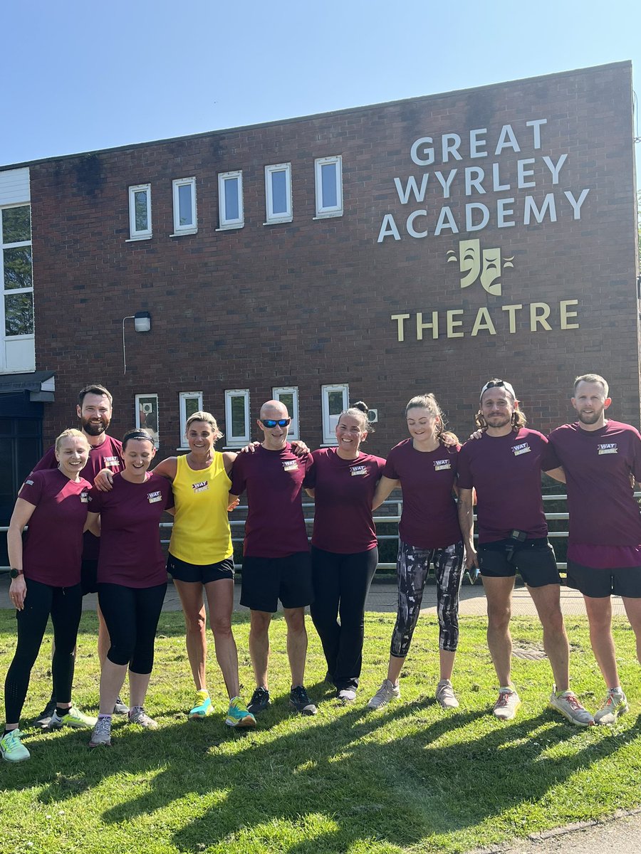 WinAcadTrust's tweet photo. WAT a Run, WAT an effort! Our runners have finished Day 1 of our two day epic challenge - two marathons in two days to raise funds for the WAT Community Foundation. Big thank you to @WyrleyAcademy for looking after us!Donate now: https://t.co/OAlqK8JMCa https://t.co/Bfs2gsZG9k