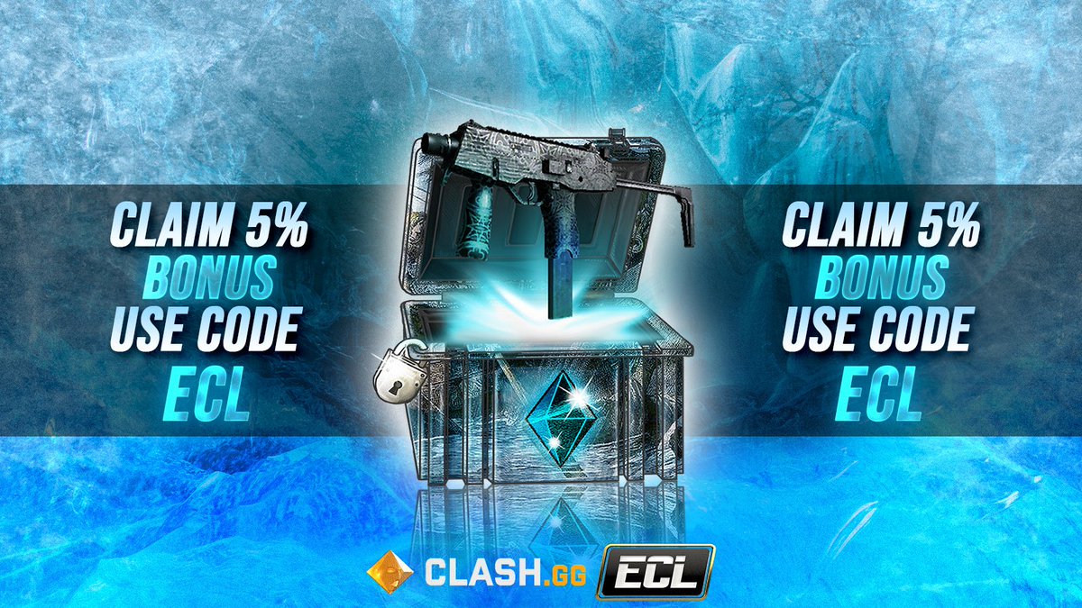 Pause time between games can be pretty long, use this time to go on clash.gg/r/ECL and use the code 'ECL' to get a 5% deposit bonus(up to 100$ every 24 hours)!💵

🔞