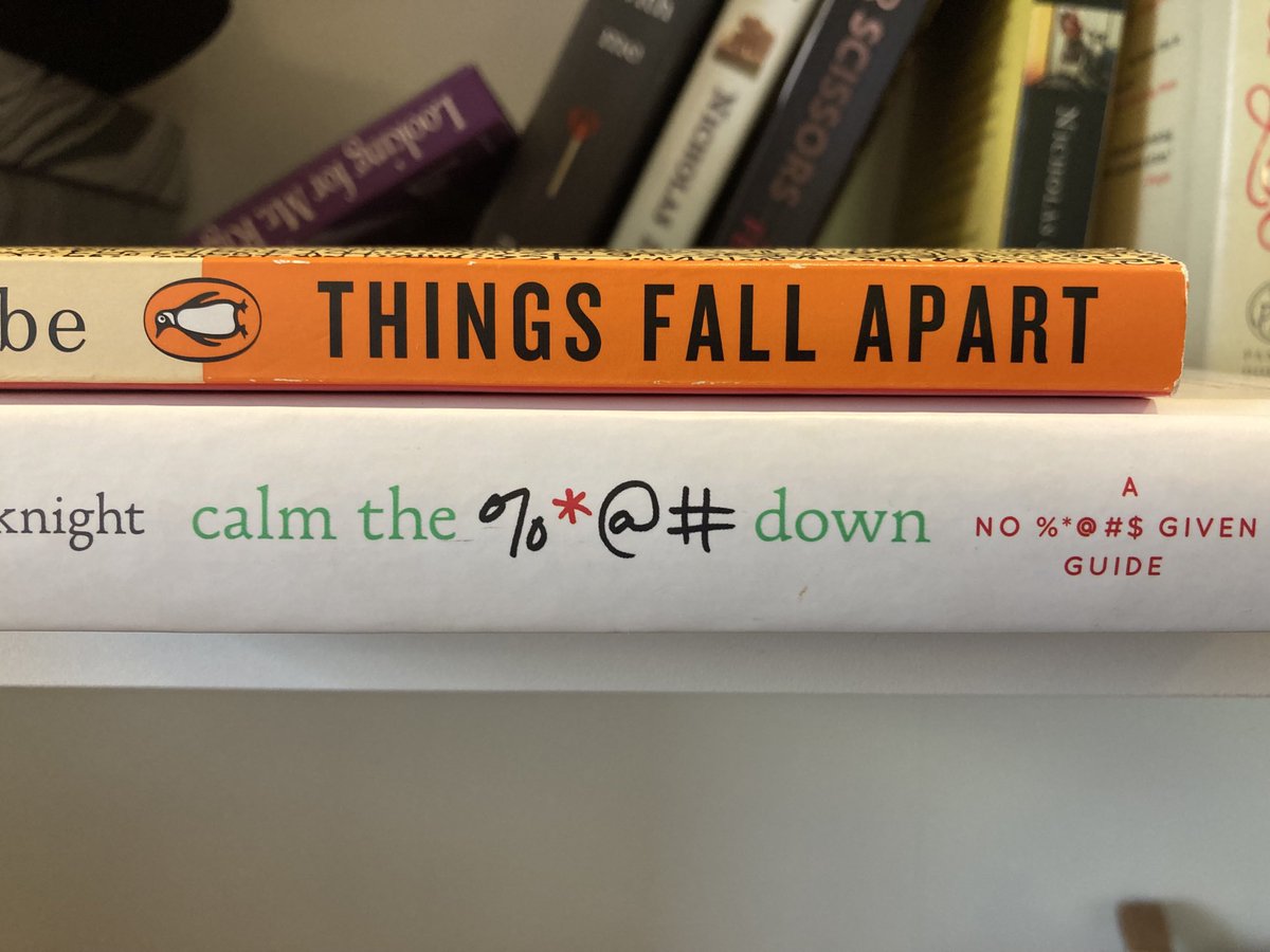 Spine poetry at the used book store!