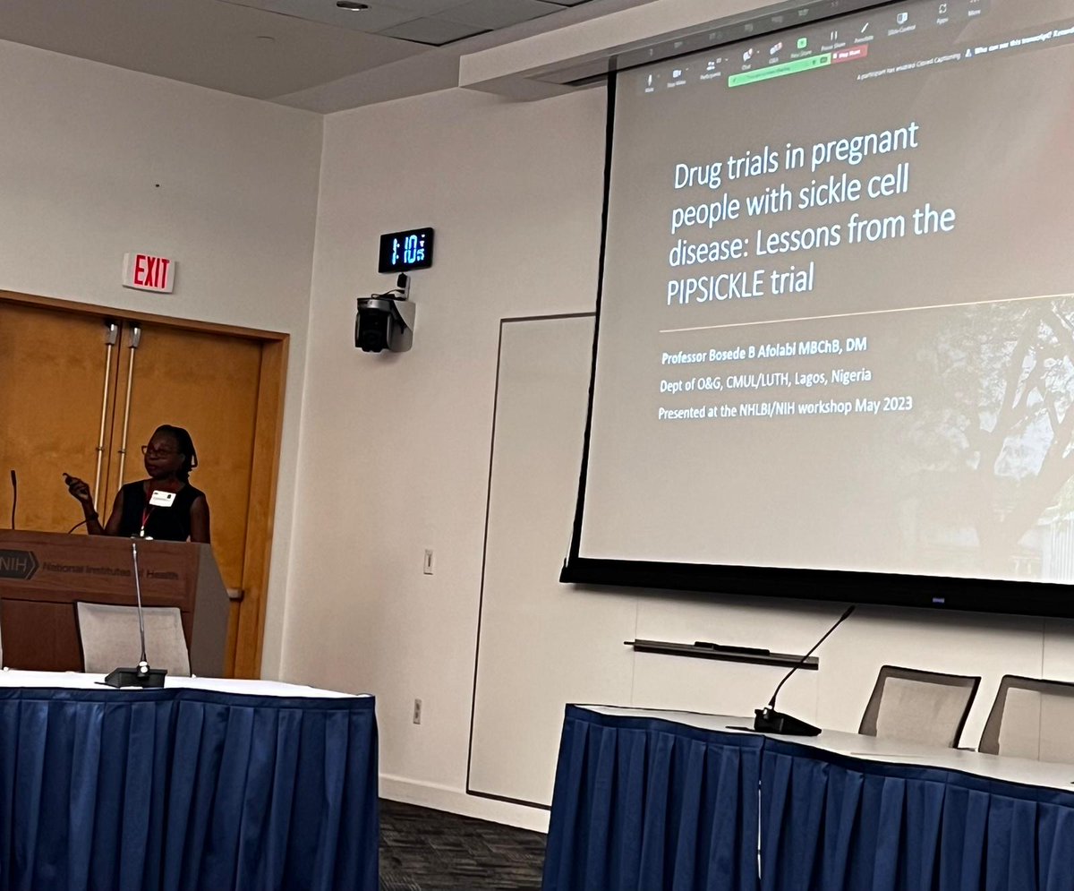Excited and honoured to have been invited to present about our ongoing PIPSICKLE clinical trial at the NHLBI/NIH, Bethesda, USA.