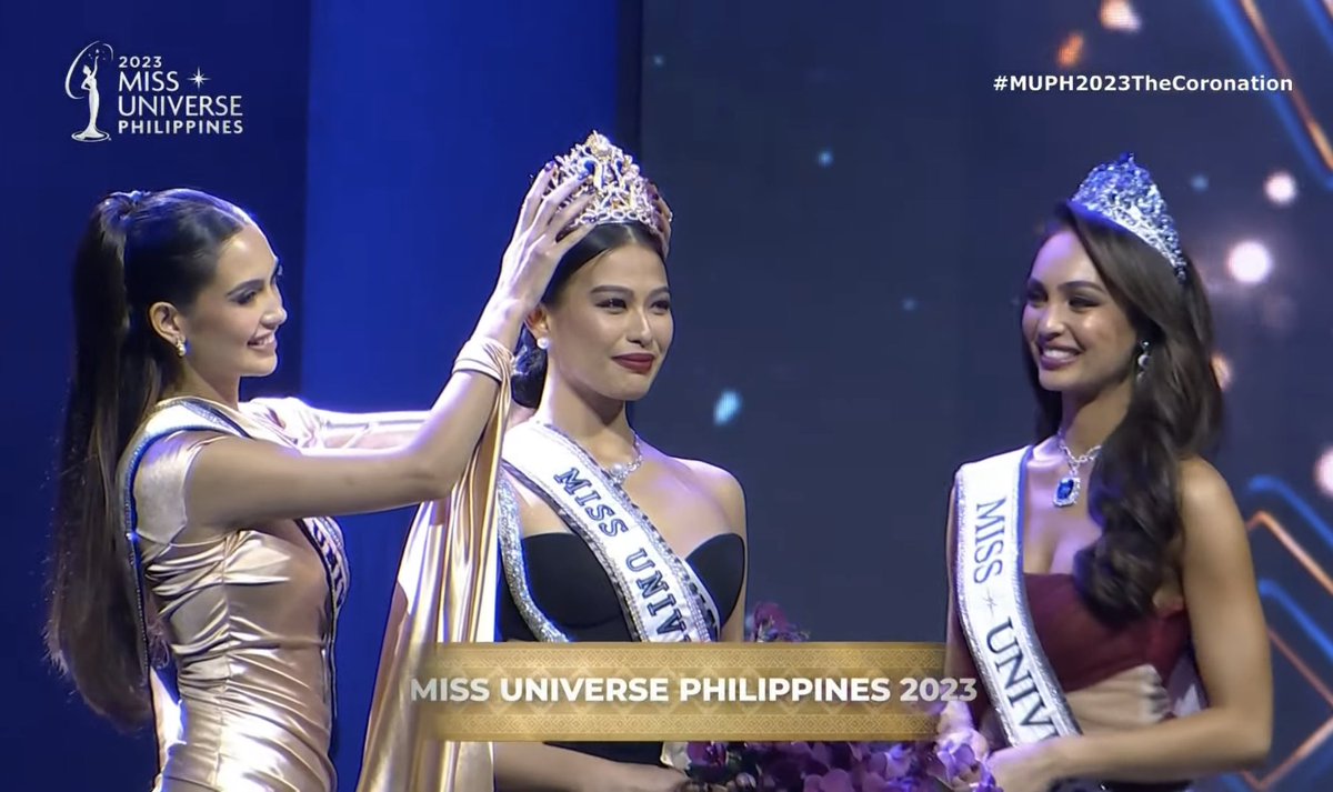 Senyora's tweet photo. Congrats Michelle Dee! #MissUniversePhilippines2023 https://t.co/srmCJ1yMiQ