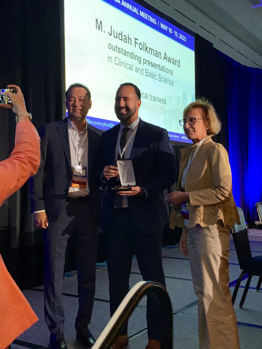 Priyanka V. Chugh MD, MS (@antiwheatgirl) on Twitter photo Whaaaaat!! <a href="/ShawnIzadi/">Shawn Izadi, MD MPH</a> with the win for the clinical Folkman award #APSA23
<a href="/BCHPedSurg/">BCH Department of Surgery</a> <a href="/APSASurgeons/">APSA Surgeons</a> <a href="/benzendejas/">Ben Zendejas</a> Whaaaaat!! <a href="/ShawnIzadi/">Shawn Izadi, MD MPH</a> with the win for the clinical Folkman award #APSA23
<a href="/BCHPedSurg/">BCH Department of Surgery</a> <a href="/APSASurgeons/">APSA Surgeons</a> <a href="/benzendejas/">Ben Zendejas</a>