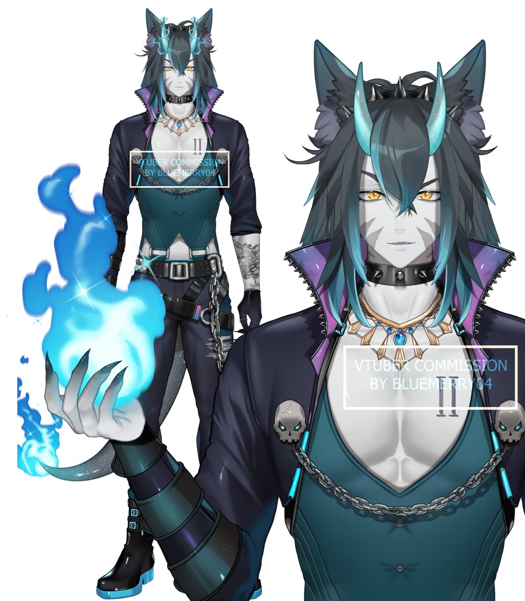 bluemerry04_'s tweet photo. say hi to my new son ^^. thanx
@wOaGwah 
for commissioning me to be Mama 4  ur handsome OC❤️📷📷.  Designed by me📷 #ENVtubers ��� https://t.co/2xVvVkid2T