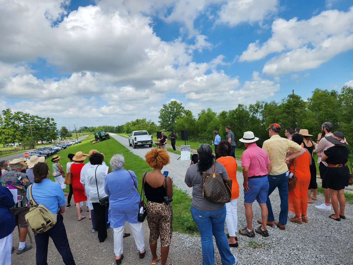 Science4Justice's tweet photo. "It's time for a new vision." @MarcMorial speaks out against the massive proposed Greenfield Grain Terminal that would destroy a historic district in St. John Parish Louisiana. https://t.co/WPpSFcYBzj