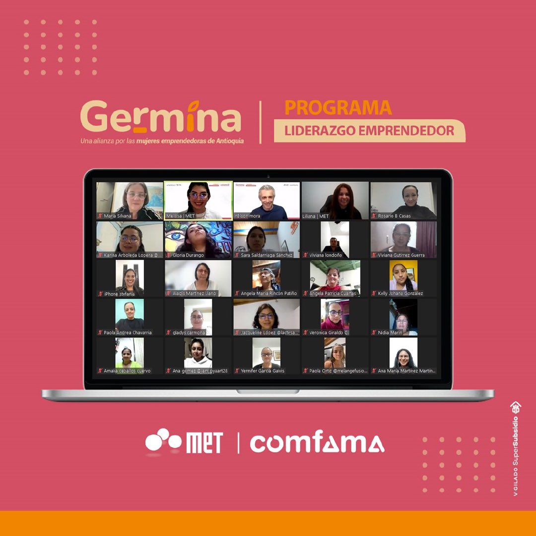 METcommunity's tweet photo. Muchas gracias a todas esas mujeres de Antioquia por asistir al #PLE #Germina. 

Recuerda que pronto será la apertura de Germina II, en caso de que no tuviste la oportunidad de asistir a este.

¡Persigue tus sueños, no te conformes con menos!

#METCommunity #Mujeres #Antioquia https://t.co/4snvs94HU4