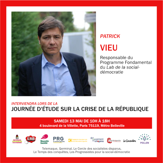 Le LAB de la social-démocratie (@labsocdem) on Twitter photo "À nous de proposer, à partir d’une réflexion doctrinale, cohérente, sans reculer devant l’audace de la radicalité mais sans ignorer la force de la réalité. Pour nous, il n’y a pas de tâche plus urgence que celle-là." <a href="/patrickvieu10/">Patrick VIEU</a> sur le programme fondamental #CriseRepu "À nous de proposer, à partir d’une réflexion doctrinale, cohérente, sans reculer devant l’audace de la radicalité mais sans ignorer la force de la réalité. Pour nous, il n’y a pas de tâche plus urgence que celle-là." <a href="/patrickvieu10/">Patrick VIEU</a> sur le programme fondamental #CriseRepu
