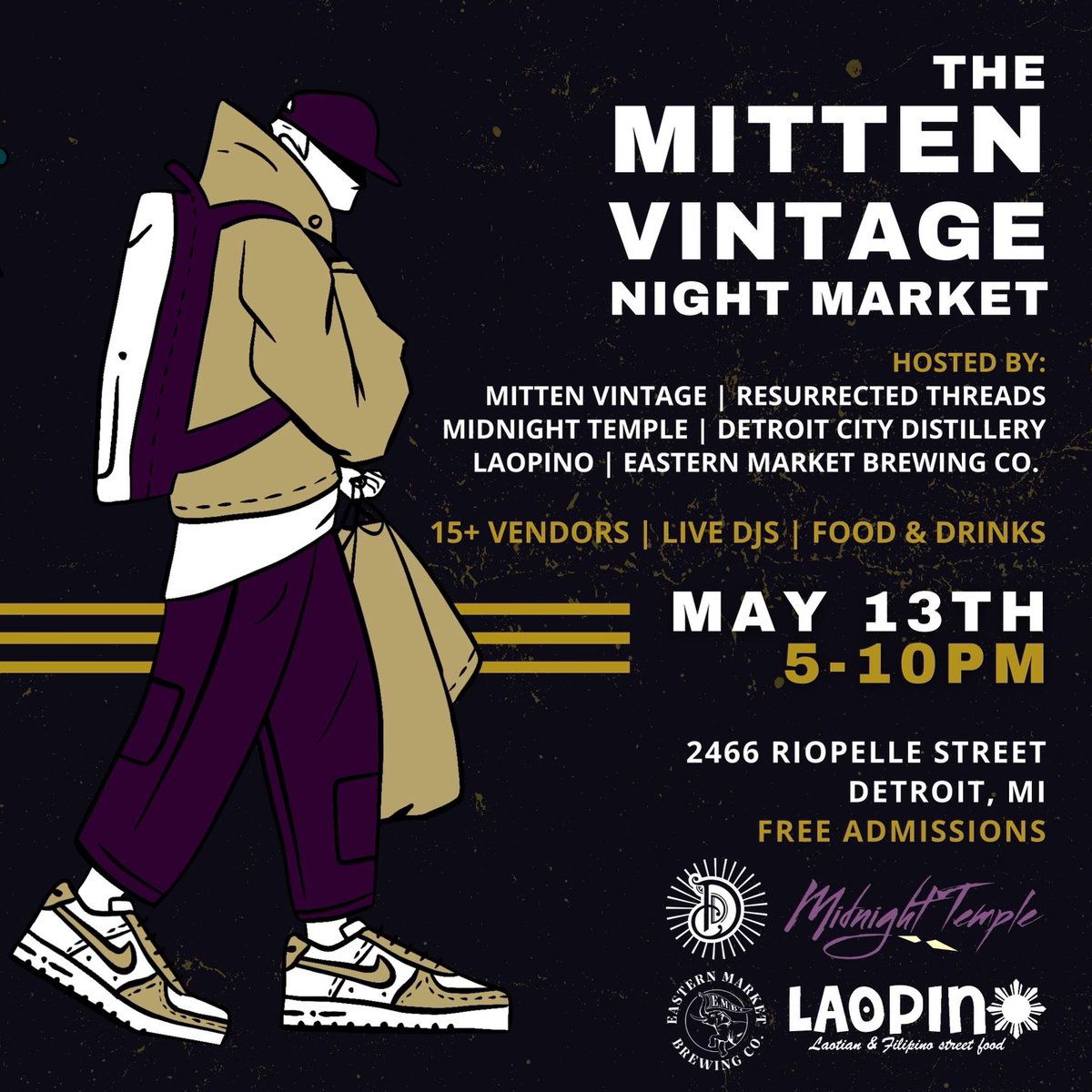 Calvindotcom's tweet photo. Playing some music tonight at Eastern Market, cya tonight ✨ https://t.co/QKVGEw50Uh