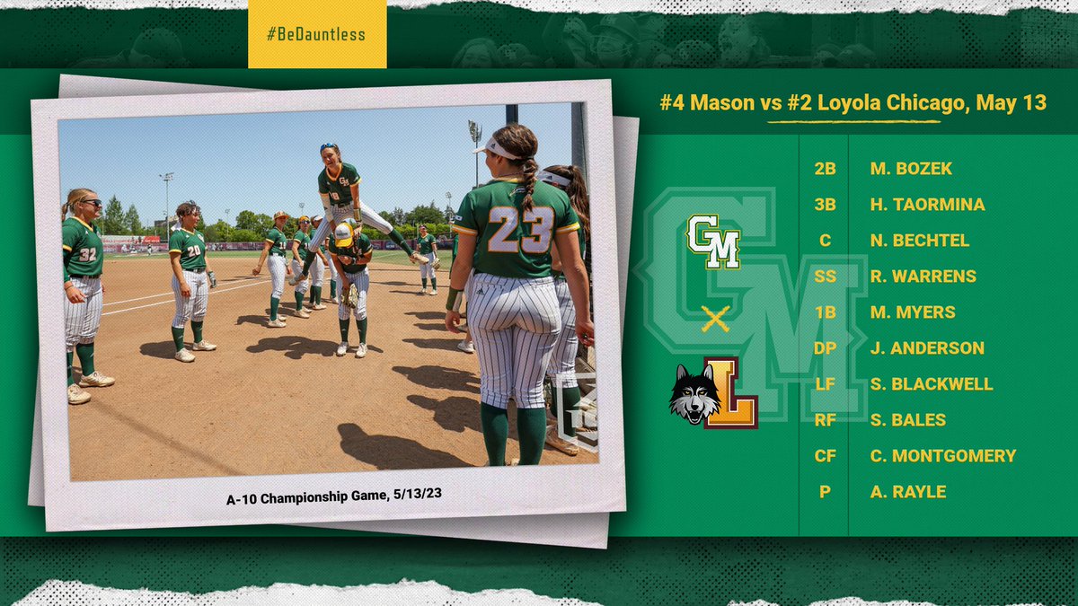 Your A-10 Championship Game Starters!
Watch on ESPN+: es.pn/3M7O906
Follow on LIVESTATS: bit.ly/2GtFiDY

#BeDauntless🥎🔰 | #A10SB