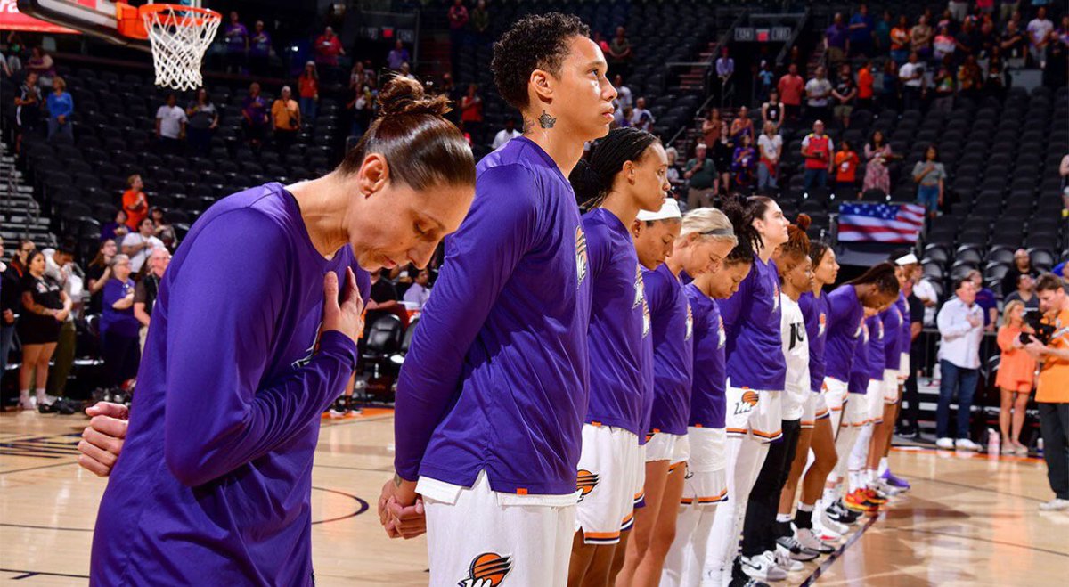 Privileged basketball player Brittney Griner, who once argued that the National Anthem shouldn’t be played, has finally found some respect for her great country.

On Friday evening, Griner spoke out after she stood for the National Anthem.

'Hearing the national anthem, it…