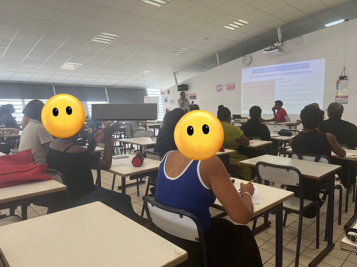 HomandSophia's tweet photo. L’académie de Martinique a organisé, ce vendredi 12 mai, un temps d’information et d’échange pour les 65 candidats admissibles au CRPE 2023 en vue des épreuves d’admission.
De bons souhaits de succès pour la suite! @acmartinique #ADAASEN #CRPE #admissibles https://t.co/pHATNEXgzb