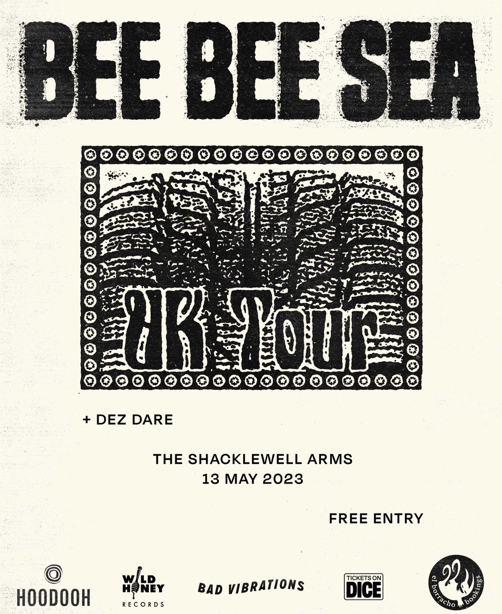 🇬🇧 tour starts tonight from London.
See you later at the <a href="/ShacklewellArms/">The Shacklewell Arms</a>  with <a href="/dezdareriffs/">Dez Dare</a> !