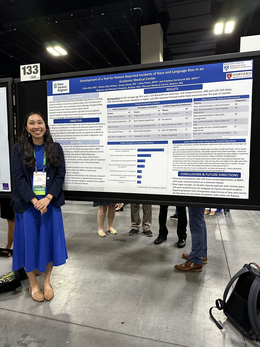 So excited to have presented our passion project at SGIM! Thankful to my amazing co-investigators @Deliashen @Sonyardavey #SGIM2023