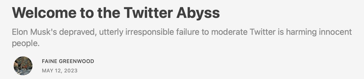 Apparently Twitter no longer renders shared links to @substack articles. So here's a screen shot and a link to the article I was referring to.

faineg.substack.com/p/welcome-to-t…