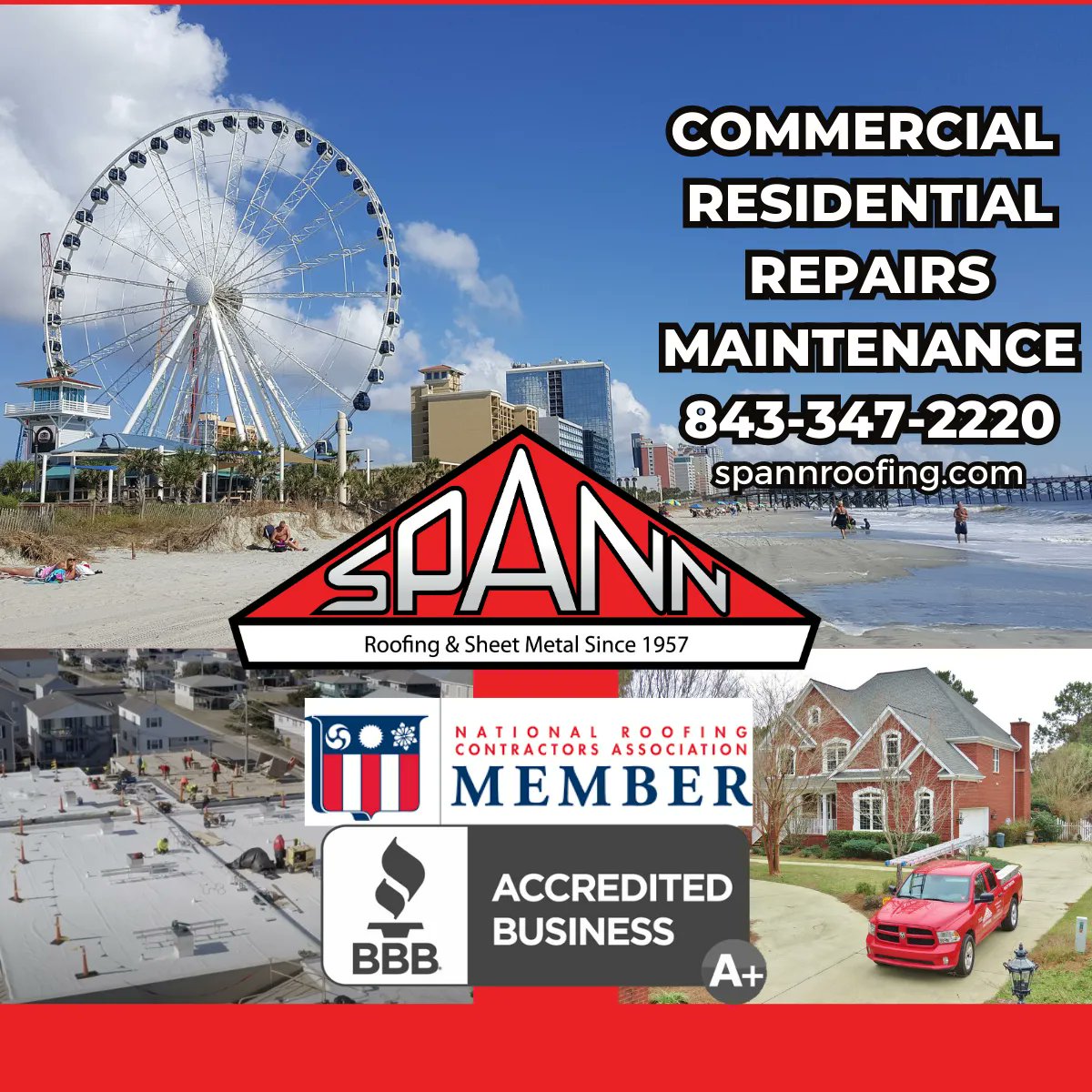 SpannRoofing's tweet photo. ☎️ (843) 347-2220
📧 service@spannroofing.com
🌐 https://t.co/wLcA6Alu6P
#ResidentialRoofing #SpannRoofing #Roofing #GAF #Roofing #RoofRepairs #RoofMaintenance #ResidentialRoofing #CommercialRoofing #SpanwithSpann #SpannRoofing #ShingleRoofing #MetalRoofing https://t.co/hMBhvJGB6I