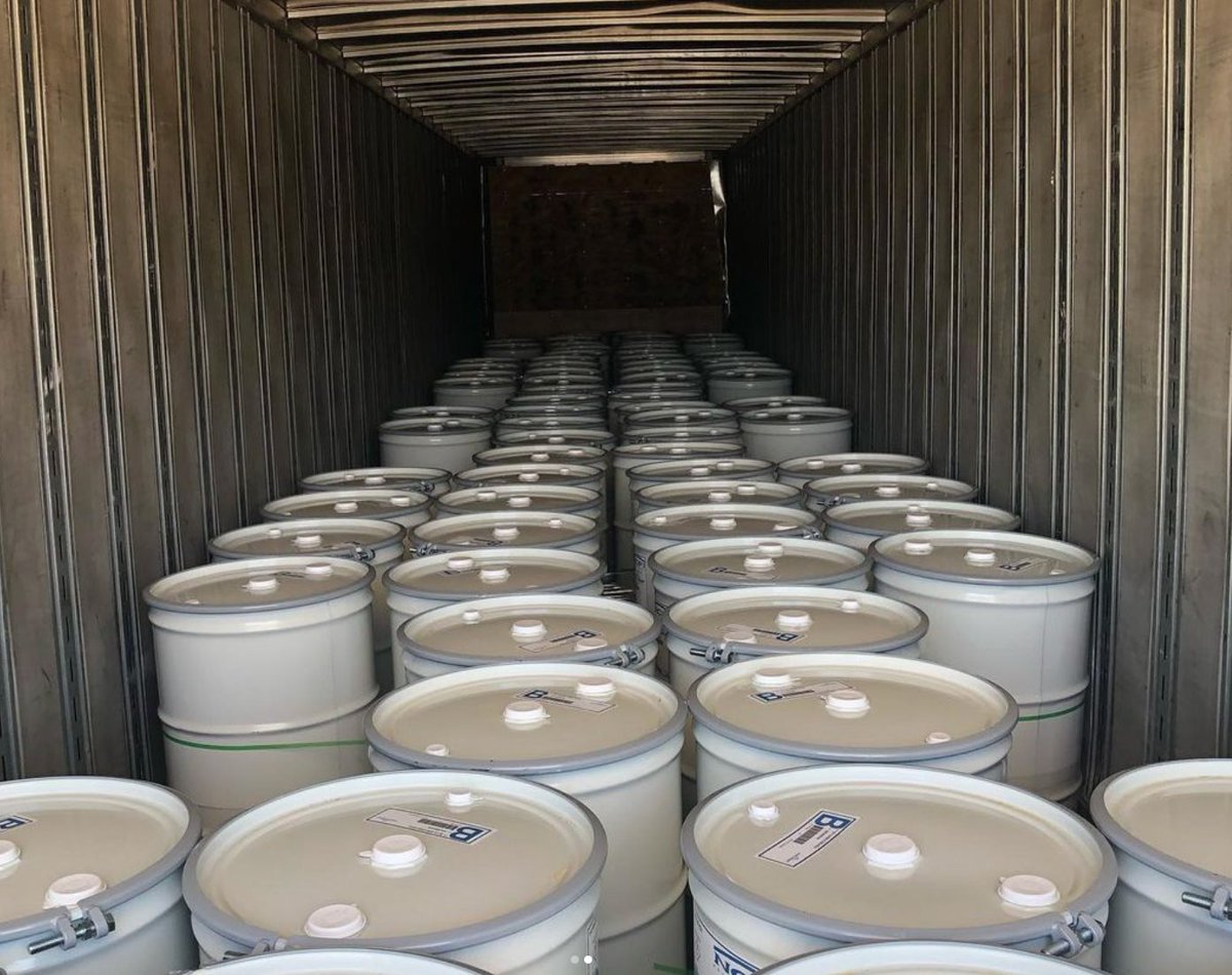 NCFI's tweet photo. 76 sets of #NCFI open cell SPF delivered to #ProperMethod in Houston, Texas. We love to see it! #sprayfoaminsulation #sprayfoam #Houston #Texas #InsulStarLight  #opencellsprayfoam #sprayfoamlife #madeintheUSA #opencell #SPFinsulation #SPF #OC https://t.co/pD41vuizQV
