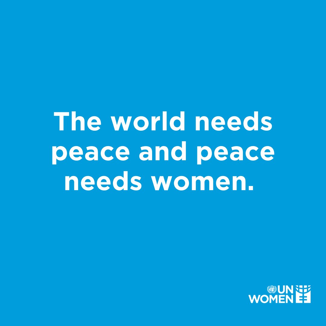 When communities invest in #GenderEquality and women's empowerment, they also build a foundation for peace. 🕊

More gender-equal societies are more peaceful societies.