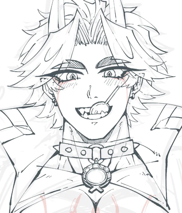 お顔描くの楽しすぎる 