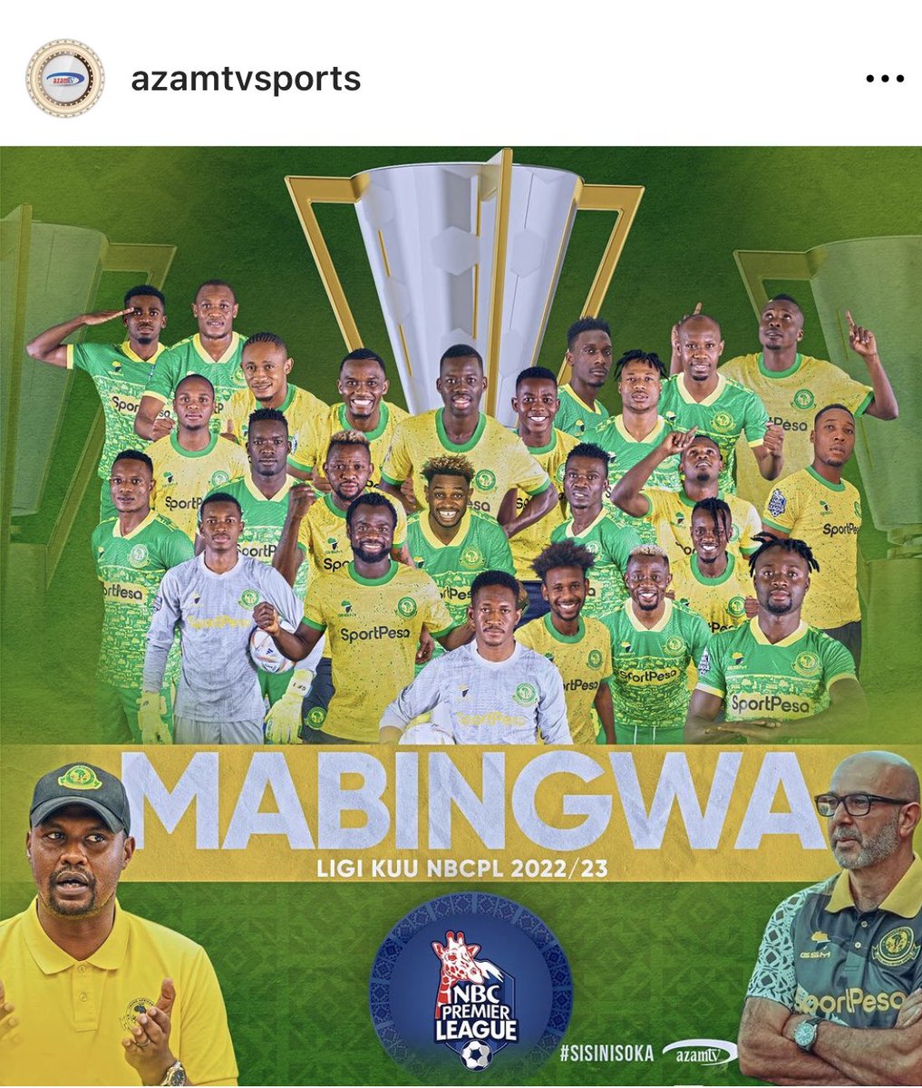 We are Champions… 2nd Season in a row NBC Premier League Champions…