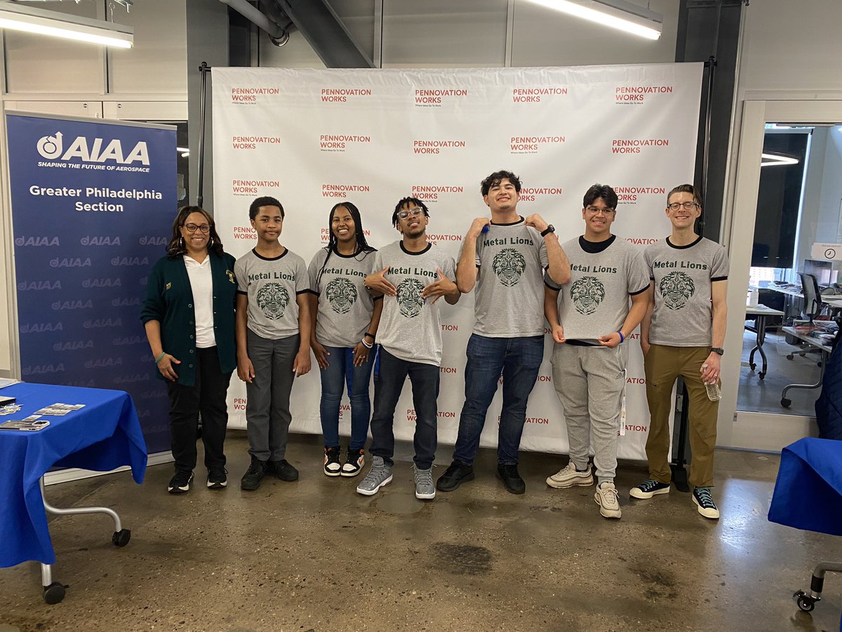 _merriescott's tweet photo. Archbishop Carroll High School in Wash DC, Springside Chestnut Hill Academy and Carver High School both in Phila competed in the inaugural Aerospace Robotic Competition supported by the #AIAA Greater Phila Section. https://t.co/Hfya7MU049