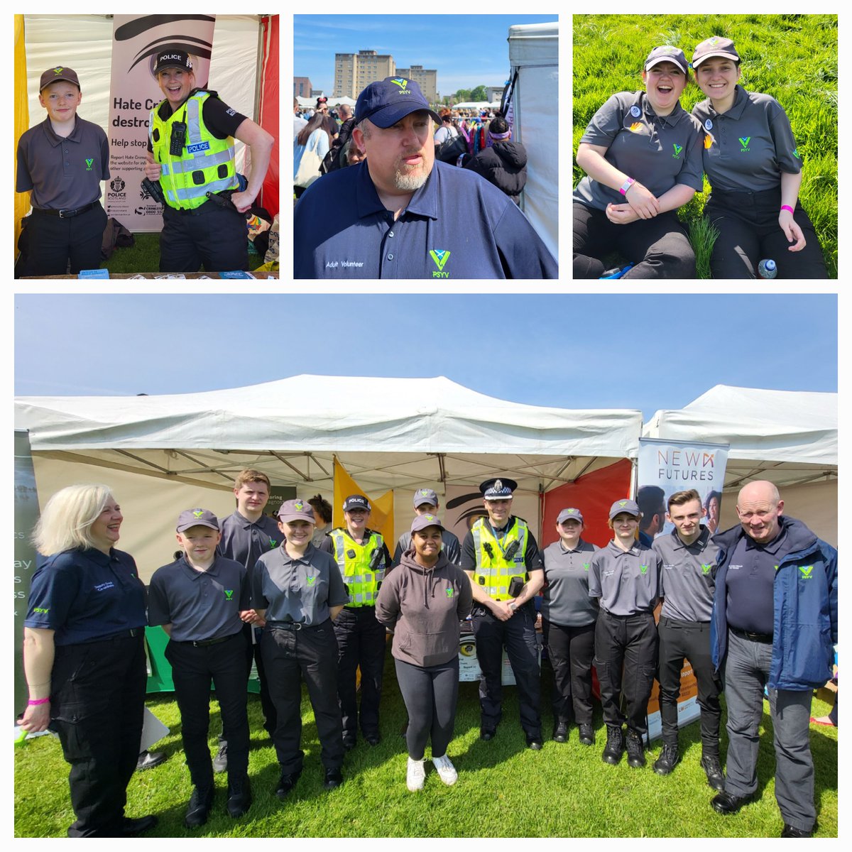 Many thanks to #EdinburghSouthPSYV & #EdinburghNorthPSYV who help support the @northedinfest . Great day & lots of fun had by all! #ValuedVolunteers #Edinburgh #PSYV 😀👍