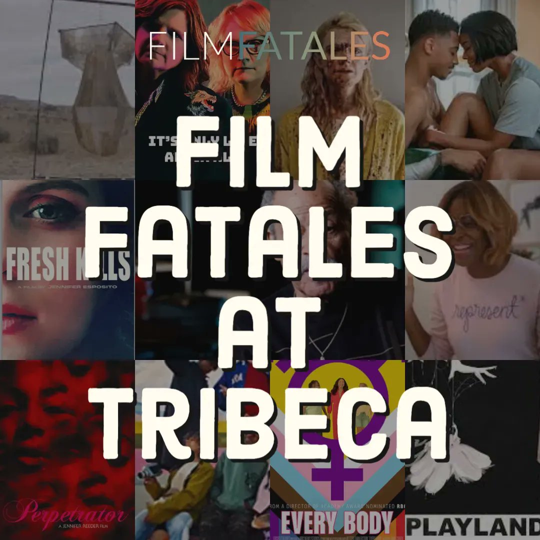 Congrats to these #FilmFatales member films at the Tribeca Film Festival! 

🎥  BAD THINGS 
🎥 BREAKING THE NEWS 
🎥  EVERY BODY 
🎥  FRESH KILLS 
🎥  IT'S ONLY LIFE AFTER ALL 
🎥  LOST SOULZ  
🎥  PERPETRATOR 
🎥  PLAYLAND 
🎥  RICHLAND 
🎥  THE PERFECT FIND 
🎥  THE SPACE RACE
