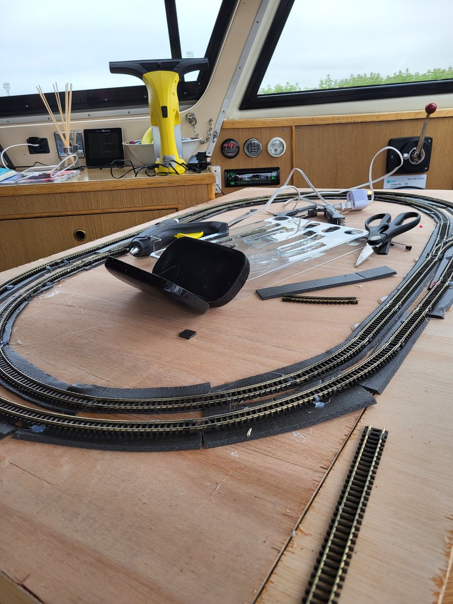 wicketdevil01's tweet image. Track laying coming on